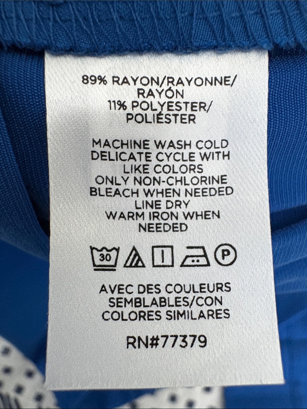 Bright Royal Blue Wide Leg Pants - Picture 7 of 7